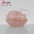 Ato Rabbit Shape Glass Candy Jar Galss Tank